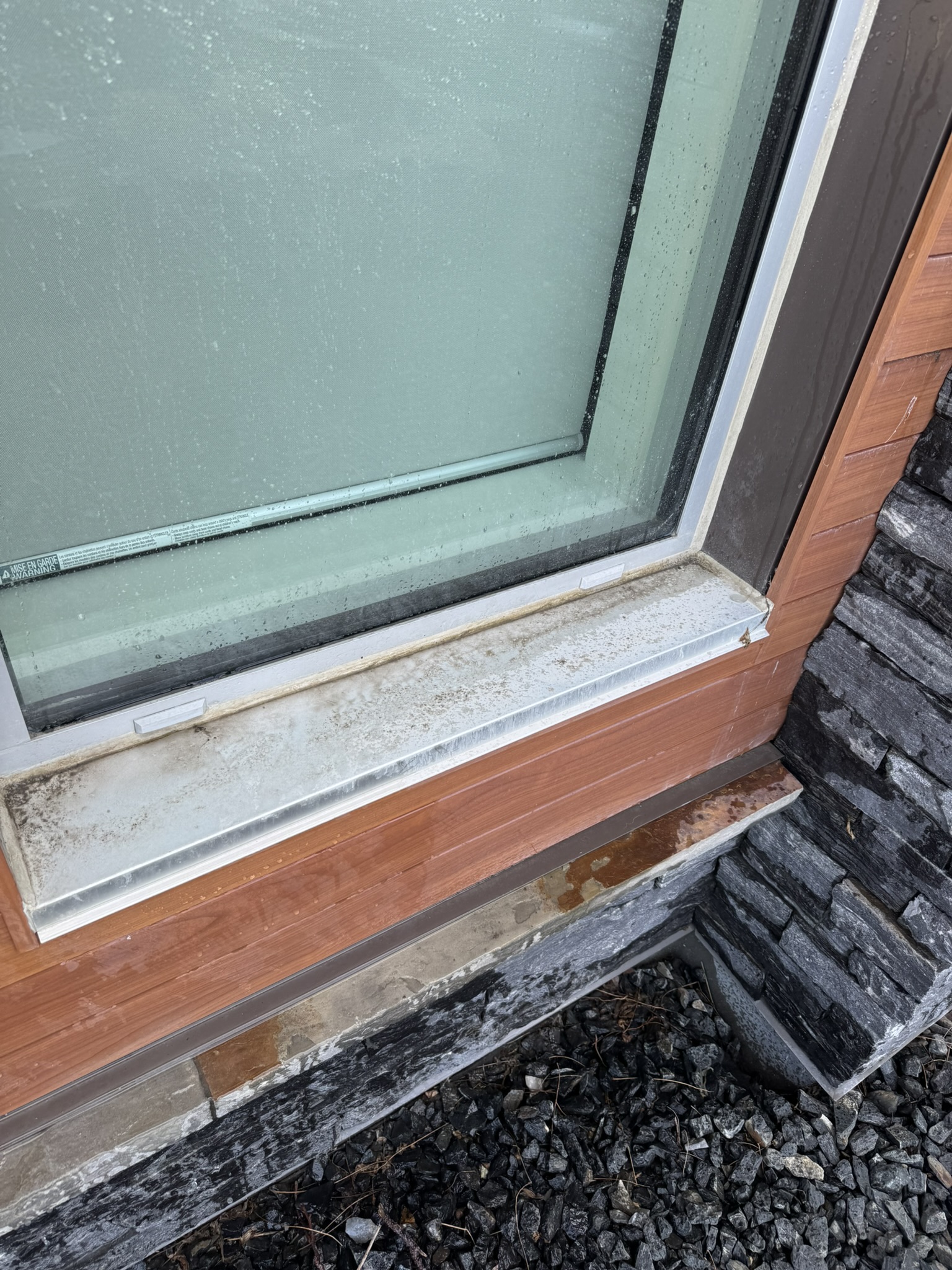 Commercial building before professional cleaning