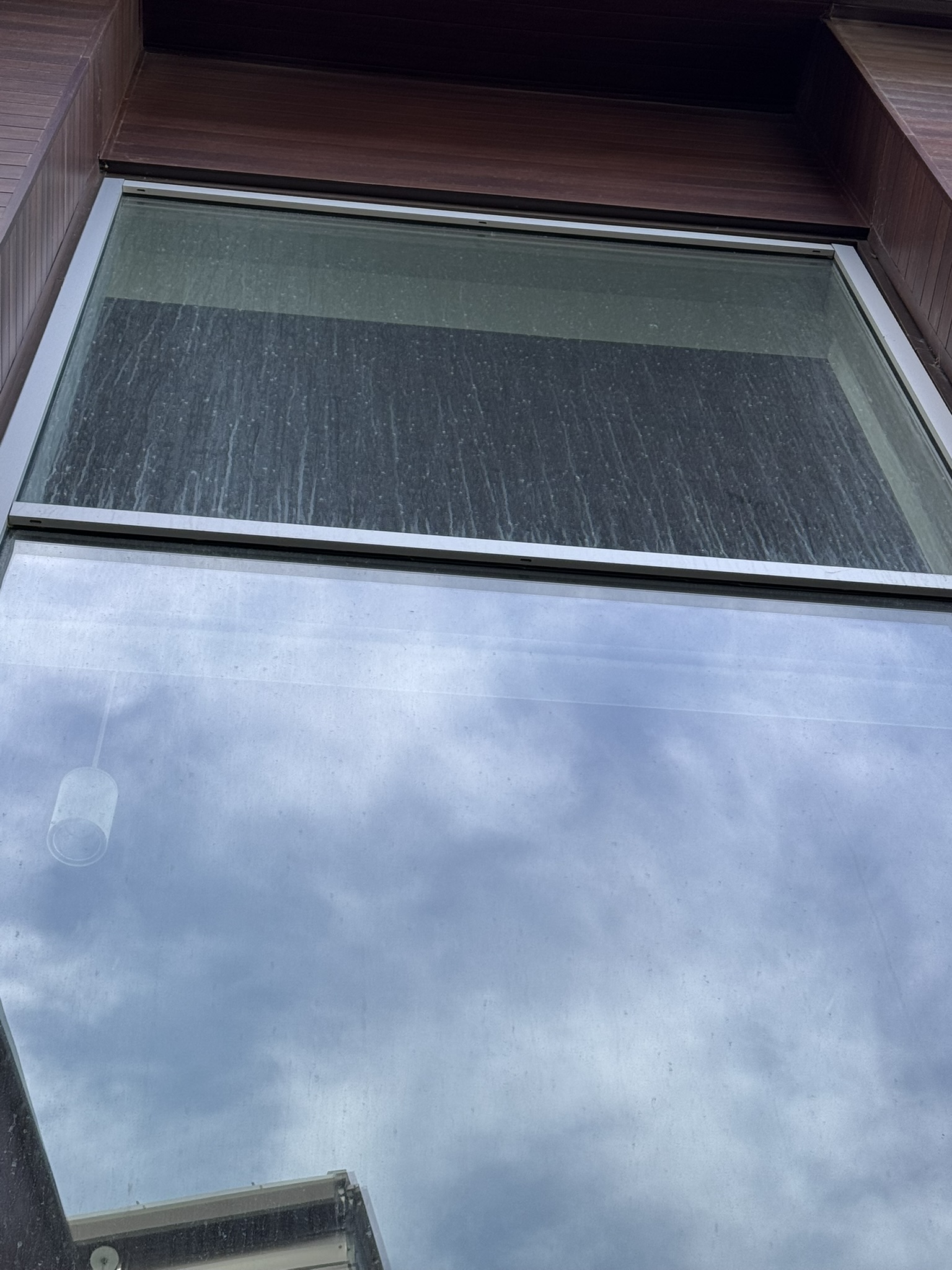 Before window cleaning